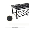 Fogão a Gás Baixa Pressão Industrial Maxi 40x40 8 Bocas 4 duplas M8D4 - Venâncio
