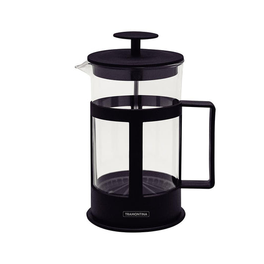 Cafeteira Francesa Para Café Gourmet em Vidro e Polipropileno Preto 1l - Tramontina 61767600