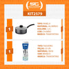 Panela Turim Alumínio Chumbo Antiaderente 1,4L PTC + Faqueiro Ipanema Branco 24pc - Tramontina