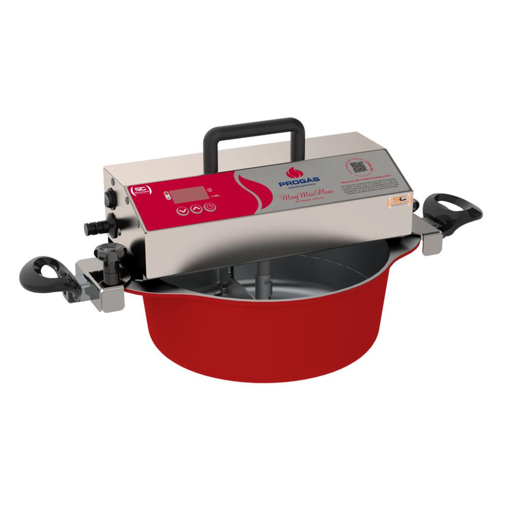 Misturador De Doces 5 Litros Panela Mexedora PRMOG-05 Plus Vermelho Bivolt - Progás P43572