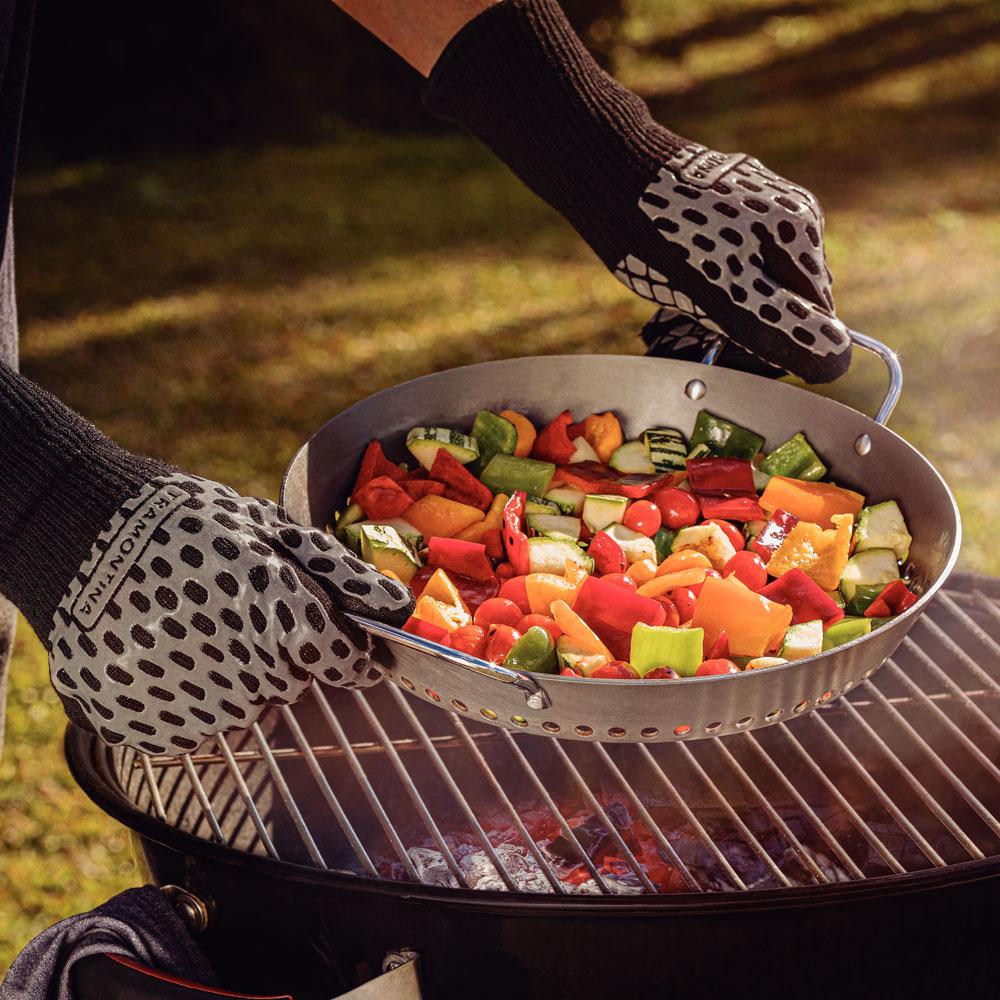 Grelha Furada Churrasco em Alumínio Anodizado Com Cabo 30 cm ø – Tramontina 20889030