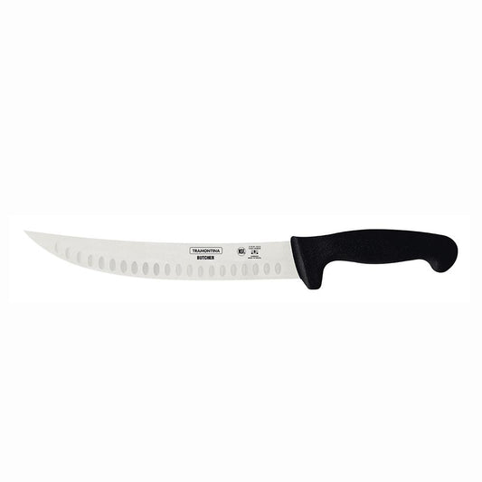Faca Para Carne Butcher Lâmina Inox Cabo em Polipropileno Preto 10" - Tramontina 24658100