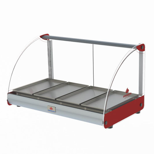 Estufa de Aquecimento Curva Alimentos 4 Bandejas 250w Prv-04e Vermelho 220v - Progás P38922