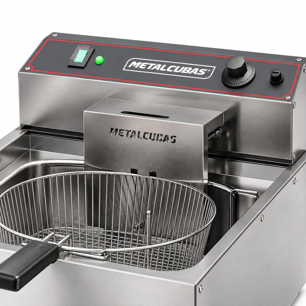 fritadeira profissional Metalcubas com tanque inox 304