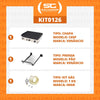 Kit - Chapa Gás Inox 65 Cm C65p Com Prensa + Kit Gás - Venâncio