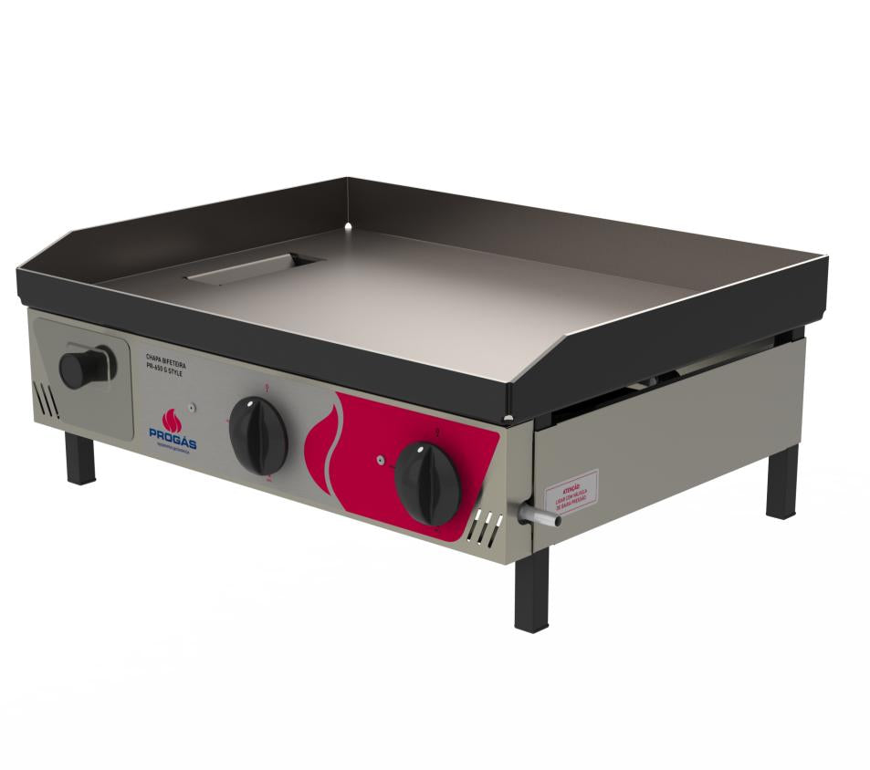 Chapa Lanche Bifeteira a Gás Profissional Inox PR-650G - Progás