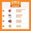 Kit Padaria - Amassadeira Rápida Ar-50 + Cilindro Cb30 + Forno Prp860 + Kit Gás - Bivolt - Braesi
