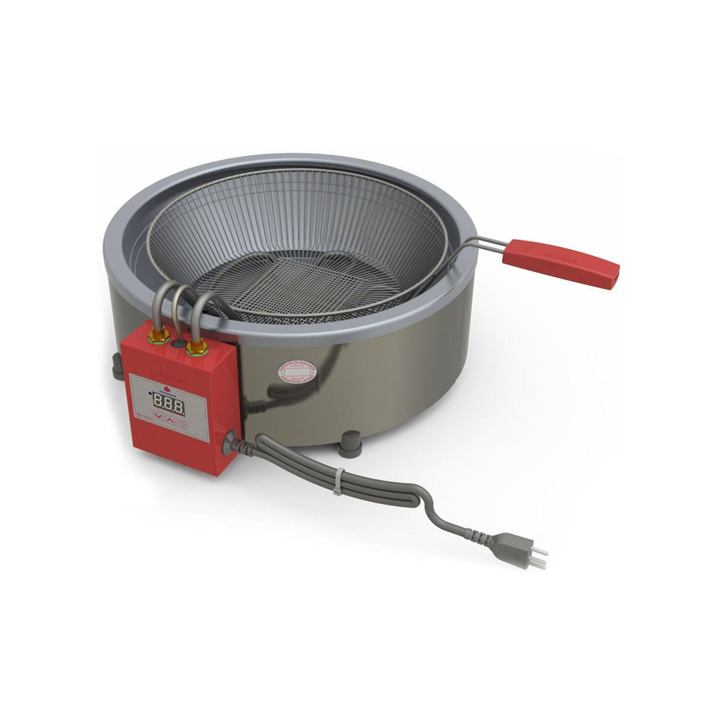 Fritadeira Profissional Elétrica Óleo 7L Tacho Fritador Eletrônico PR-70EL - Progás