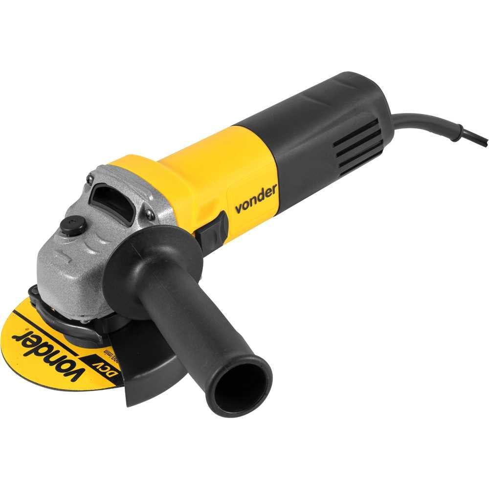 Esmerilhadeira Lixadeira Angular Com 3 Discos 4.1/2"" 650W EAV650 220V - Vonder 6001065220