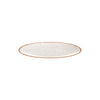 Conjunto de 12 Pratos Raso Rústico Marrom em Porcelana Decorada 25 cm - Tramontina 96980012