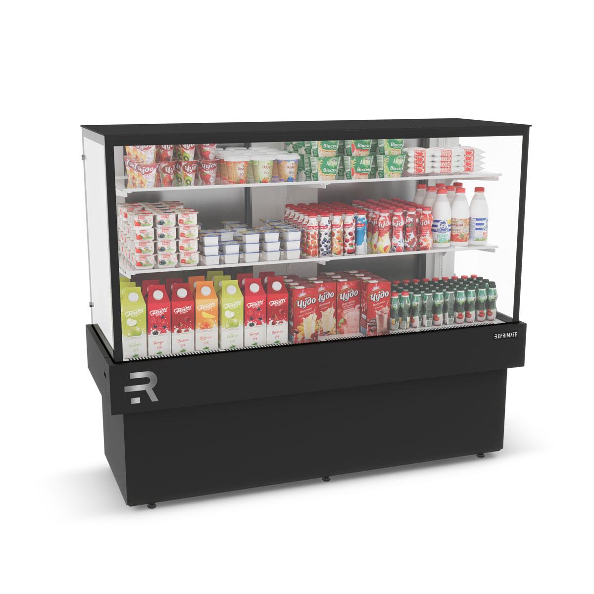 Vitrine Confeitaria Refrigerada Vanguard Plus Ar Forçado 145cm Tampo Aproveitável CVPRAF1450TA 220V - Refrimate