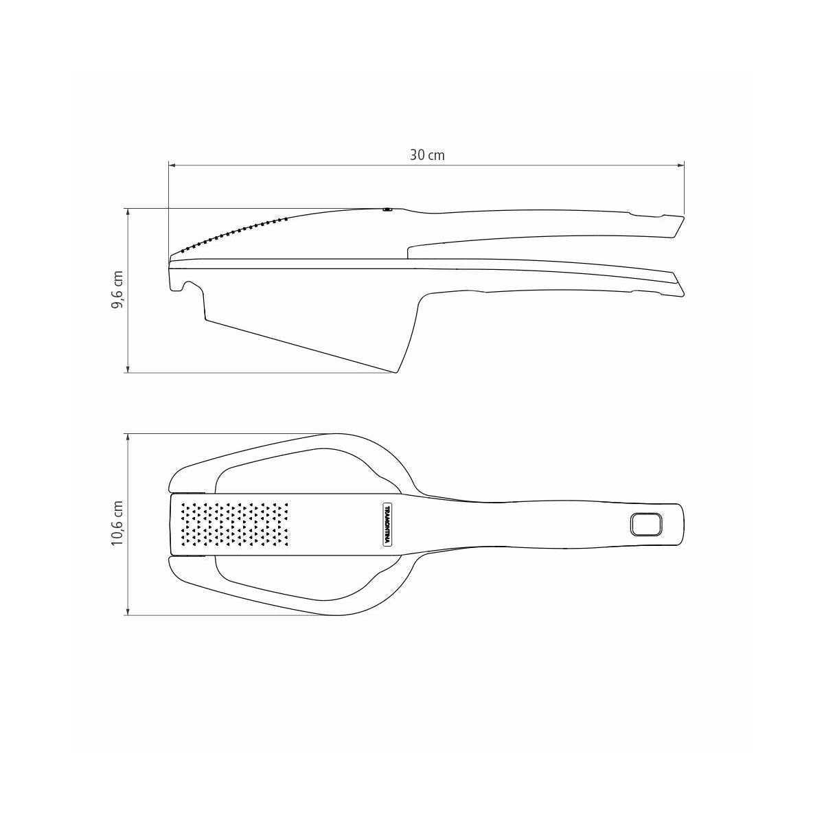 Amassador de Batatas Verano Com Estrutura de Nylon Com Lâmina de Aço Inox Ônix - Tramontina 25581130