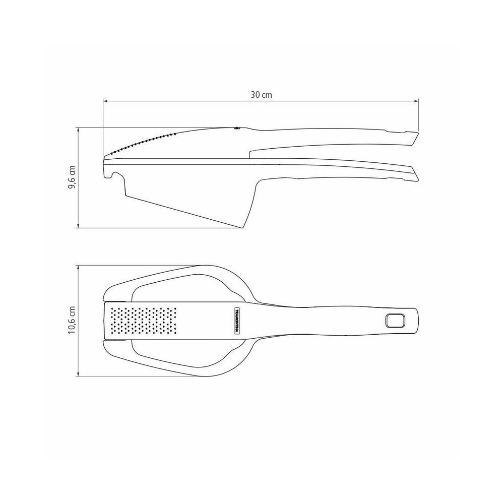 Amassador de Batatas Verano Com Estrutura de Nylon Com Lâmina de Aço Inox Ônix - Tramontina 25581130