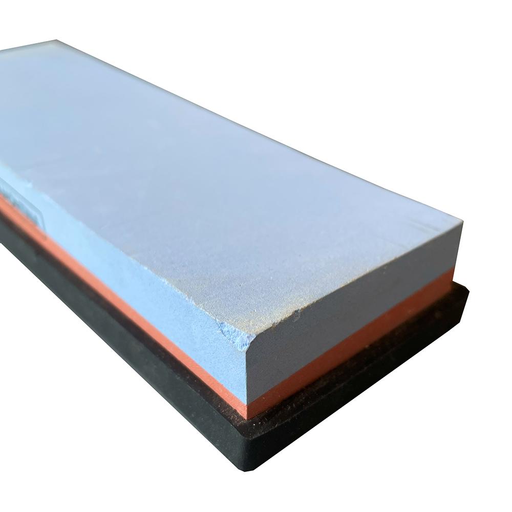 SEMINOVO - Pedra Para Afiar Profio Com Granulação 400 e 1000 Dupla Face Com Suporte Emborrachado - Tramontina 24029000