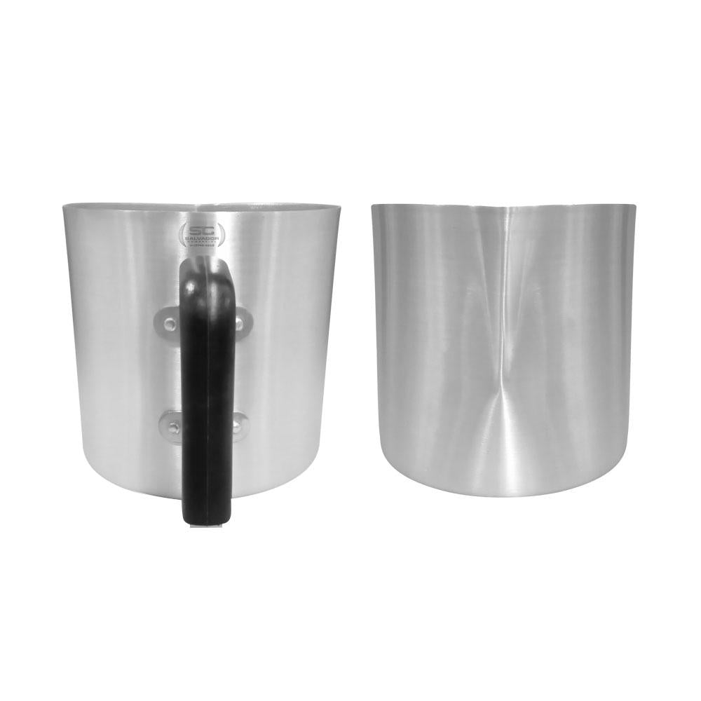 Caneca Fervedor Leiteira Hotel Nº 18 4,5l Cabo de Baquelite 5296 - Alumínio Abc