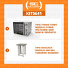 KIT - Forno Turbo Convector Smart Basic Inox FCSB4E 220v + Bancada Mes-004 - Venâncio
