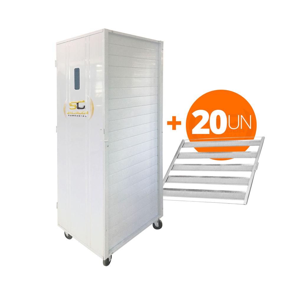 Kit - Armário Crescimento 20 Níveis 58x70 Ac20 + 20 Esteiras Flandres 50g - Imeca