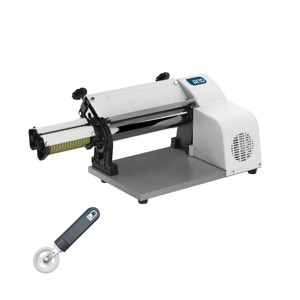 Cilindro Laminador Elétrico Profissional 28cm Branco Com Cortador Talharim 1/4CV 127V Anodilar + Corta e Fecha