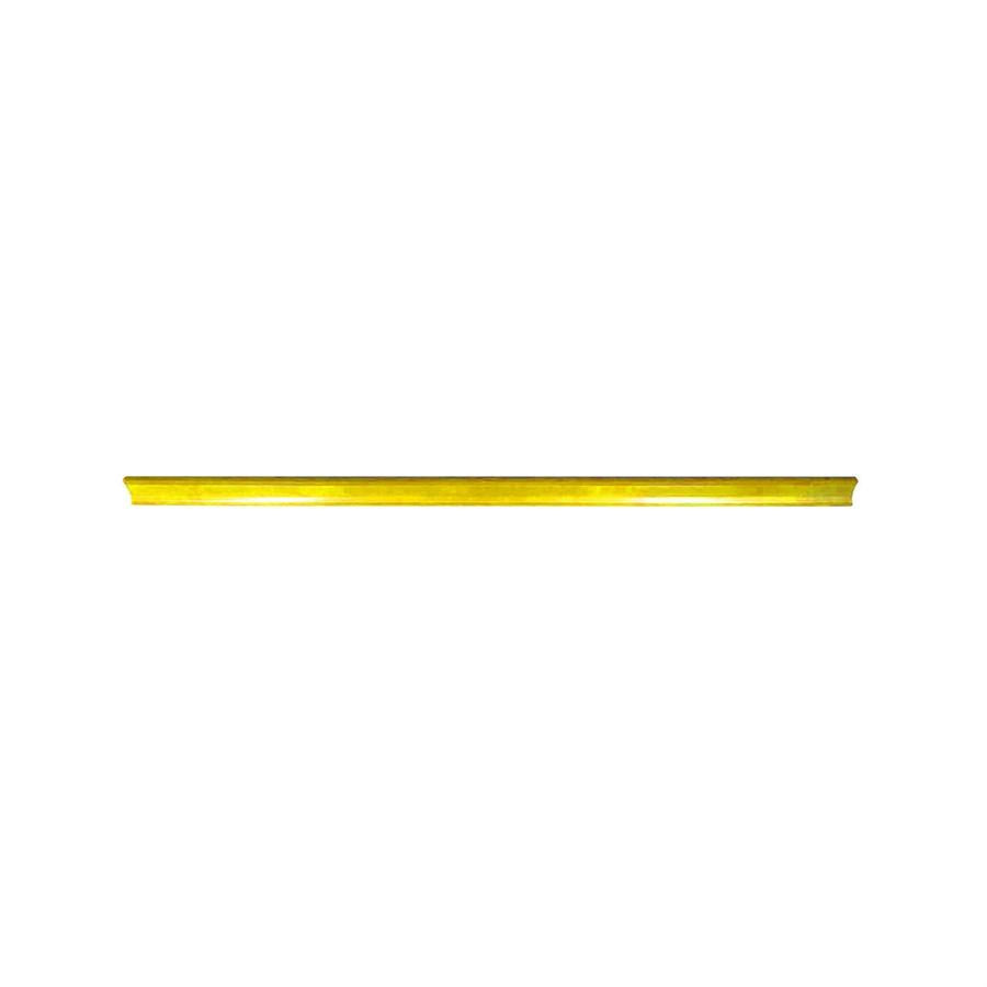 Porta Etiqueta Simples Amarelo Com Acrílico New Plus/plus - Sa Gôndolas