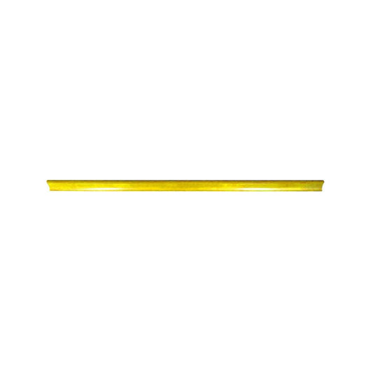 Porta Etiqueta Simples Amarelo Com Acrílico New Plus/plus - Sa Gôndolas