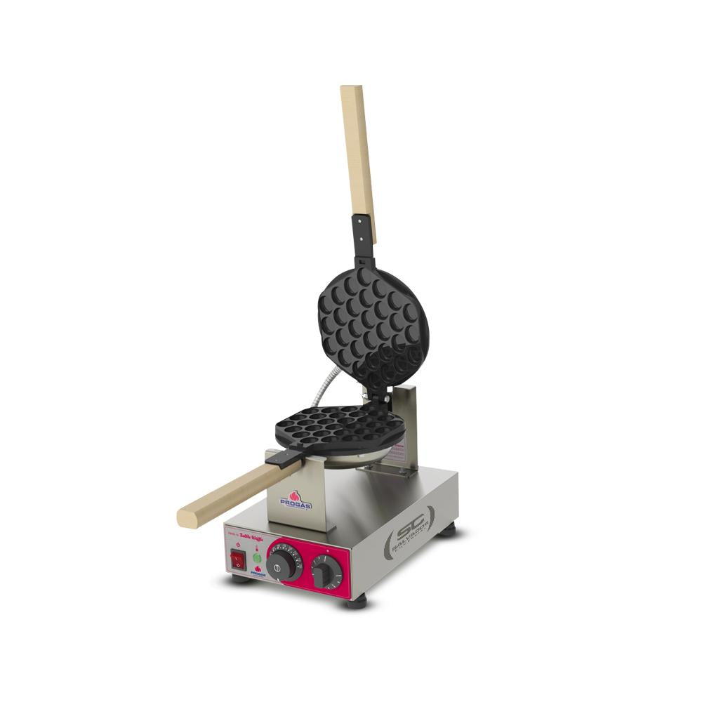 Máquina De Crepe Elétrica Chapa Prensa Molde de Bubble Waffle Profissional PRKB-10 - Progás