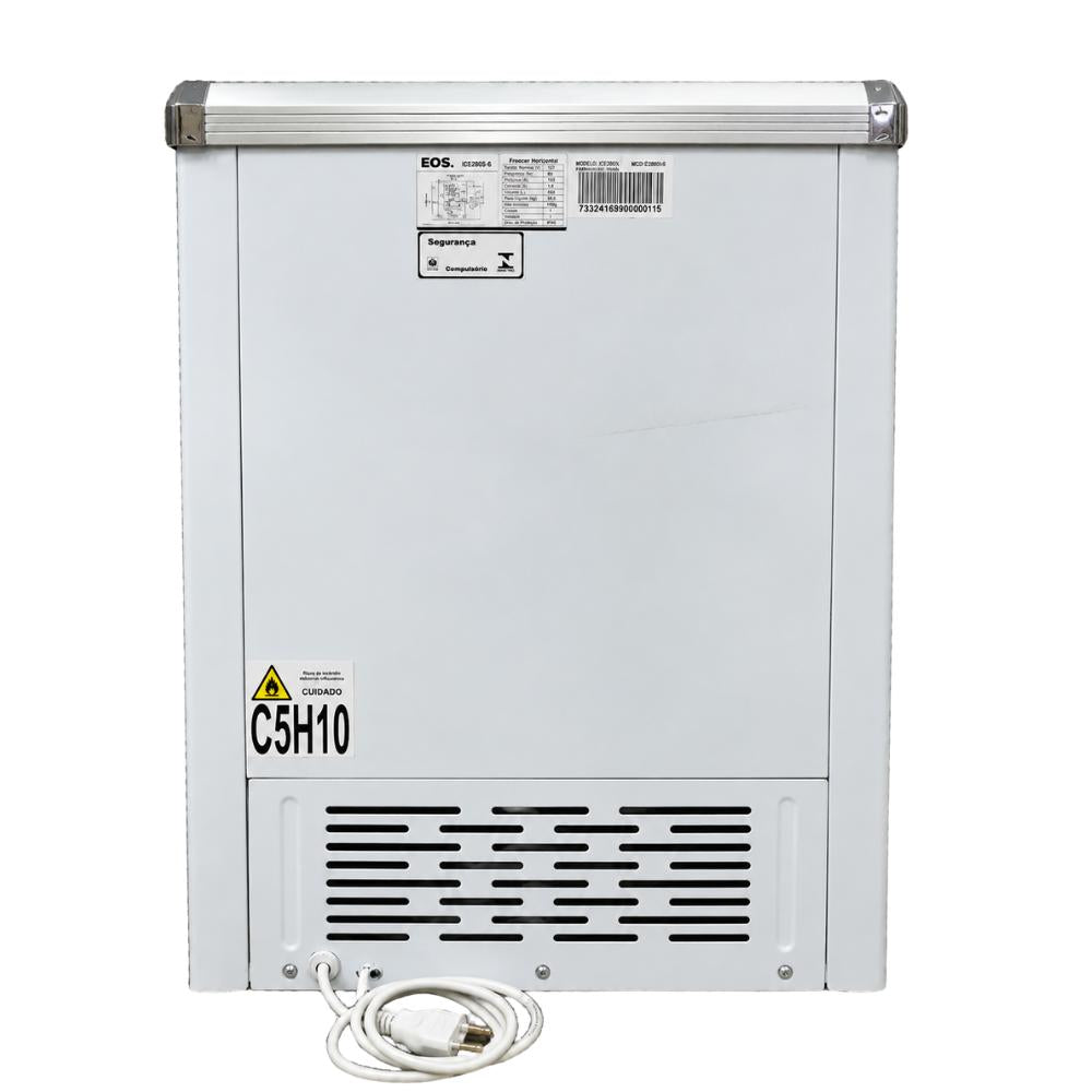 SEMINOVO - Freezer / Conservador Horizontal Tampa de Vidro Eco Gelo 247L EEH300XX 220V - EOS