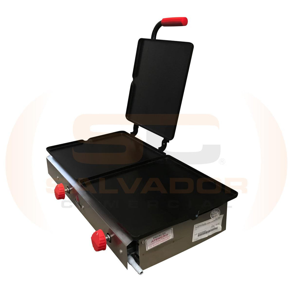 Chapa Sanduicheira a Gás Com Prensa Profissional e Gaveta Móvel PR-700G - Progás P24826