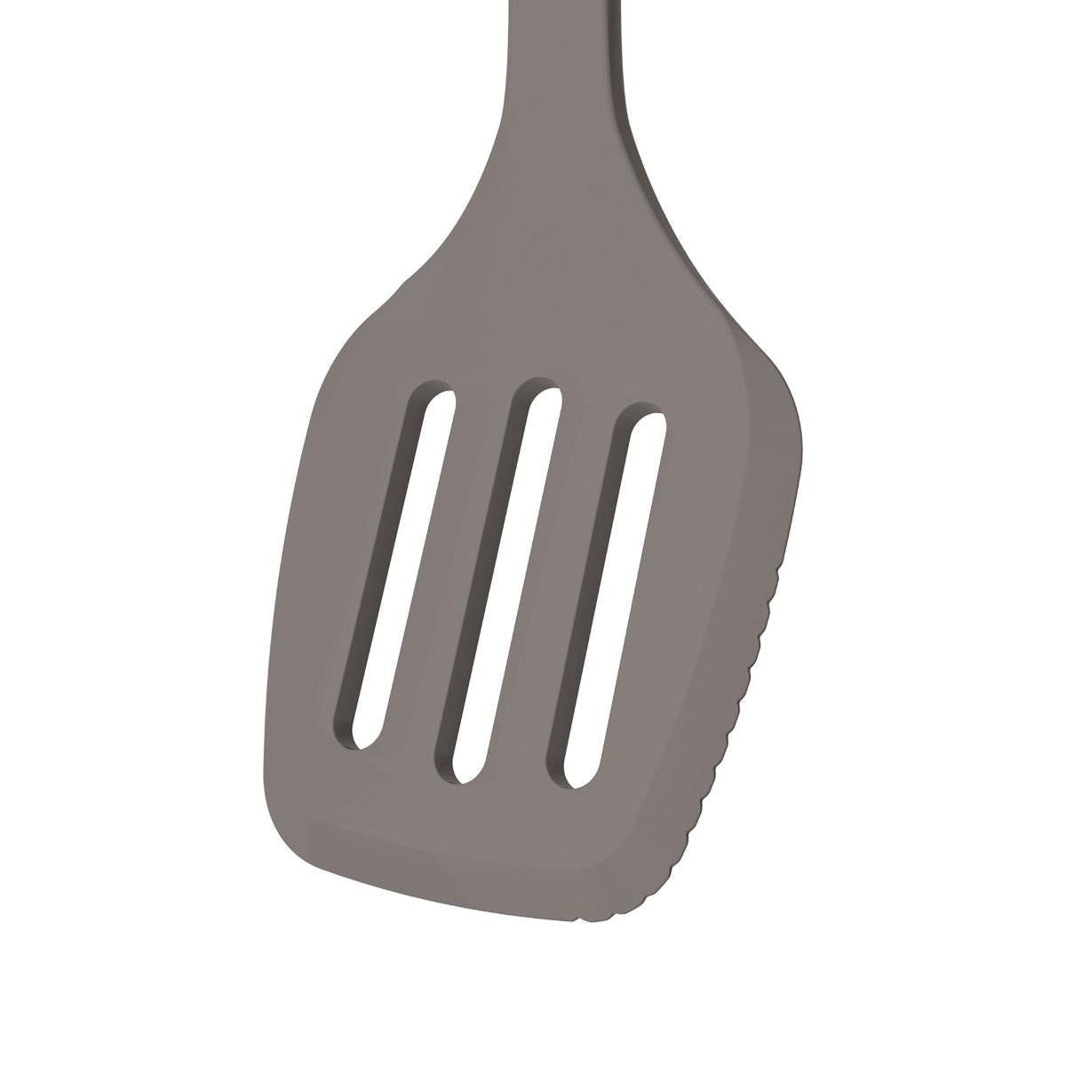 Espátula Vazada Softta em Silicone Cinza - Tramontina 25850160