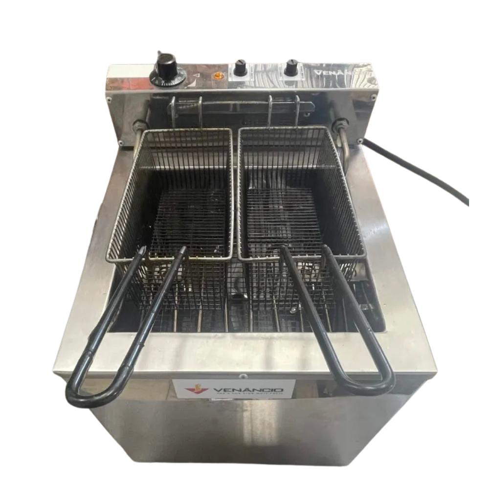 Seminovo - Fritador Elétrico Água e Óleo 23l Mesa SFAO4 - Venancio 220v 16642