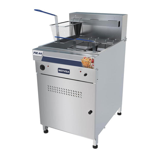 Fritadeira Elétrica Industrial Água e Óleo 38L 18000W Trifásica FIE.44 380T - Metvisa