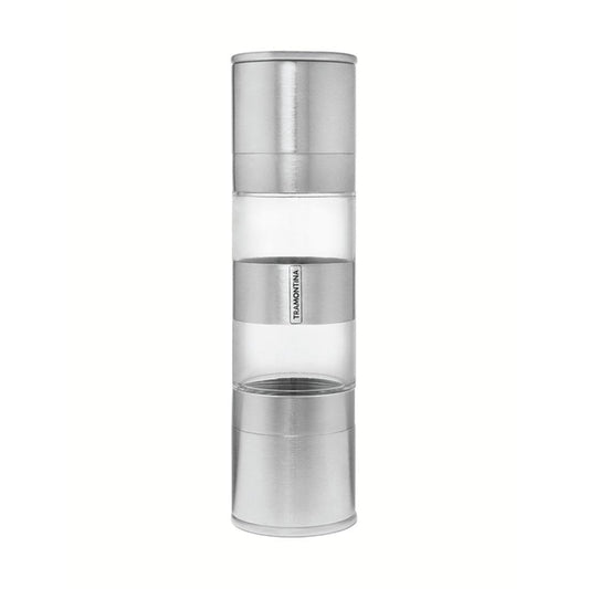 Moedor de Sal e Pimenta Realce Duplo em Aço Inox e Acrílico com Moinho em Cerâmica - Tramontina 61655000