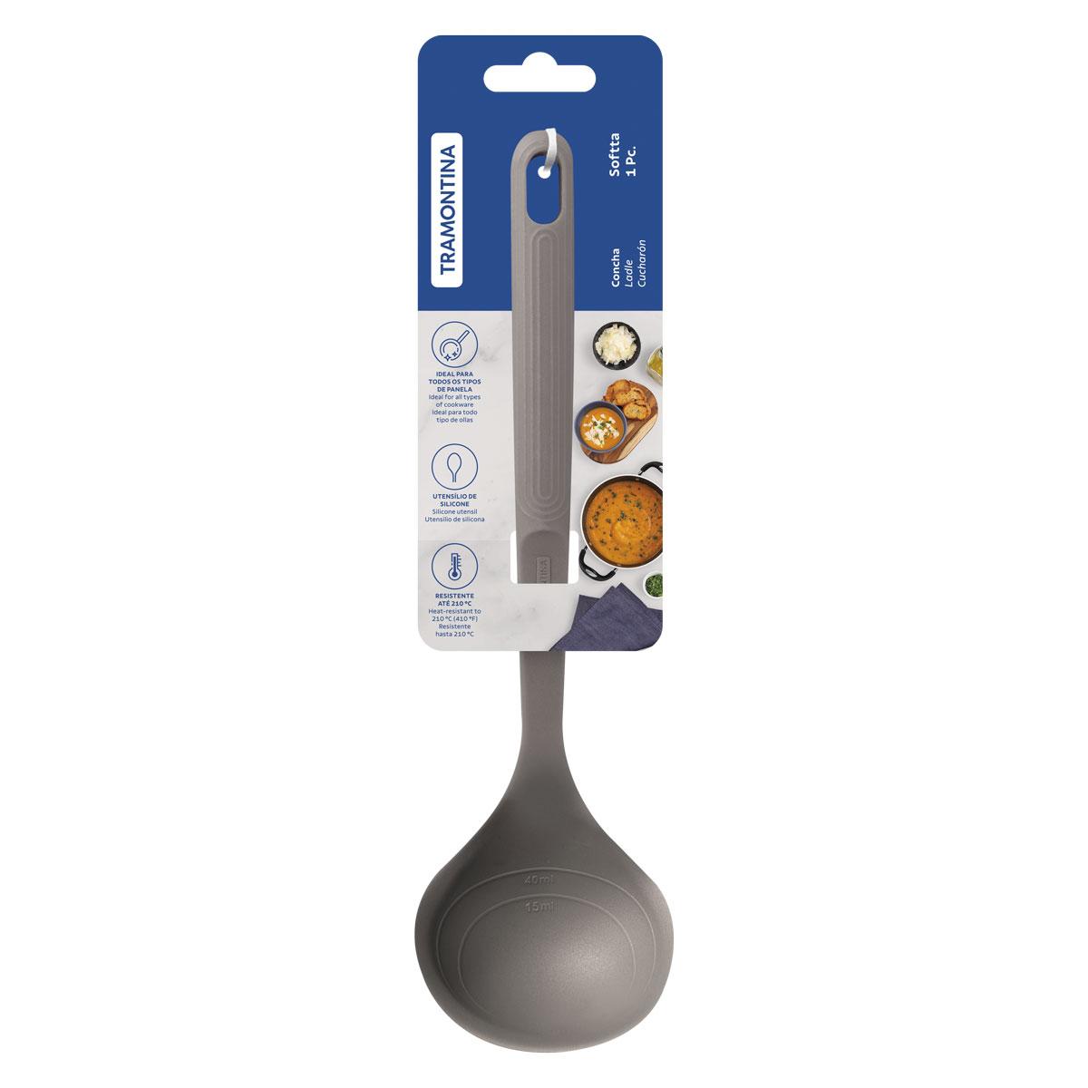 Concha Softta em Silicone Cinza - Tramontina 25854160