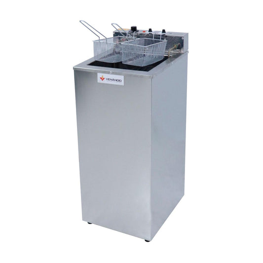 Fritadeira Fritador Tacho Fritura Gabinete Batata Elétrica 23 Lts Água e Óleo Sfao5 Venâncio