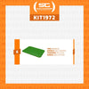 Conjunto 6 Bandejas Plásticas Self-Service Refeição 48 x 32,5 x 2 BR-100 Verde - Della Plast