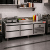 Balcão de Preparo Refrigrerado Ar Forçado 4 Gavetas Inox 0ºC a 10ºC 150cm BRG15 220v - Red Chameleon 364362-0