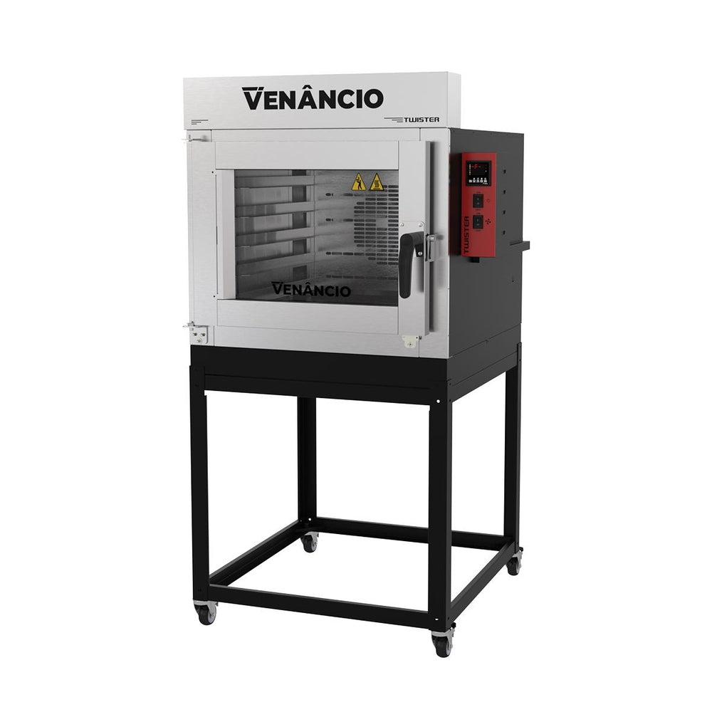 Forno Turbo Elétrico Industrial 5 Esteiras Twister Externo Pintado FVT5ET Trifásico 380T - Venâncio 57384
