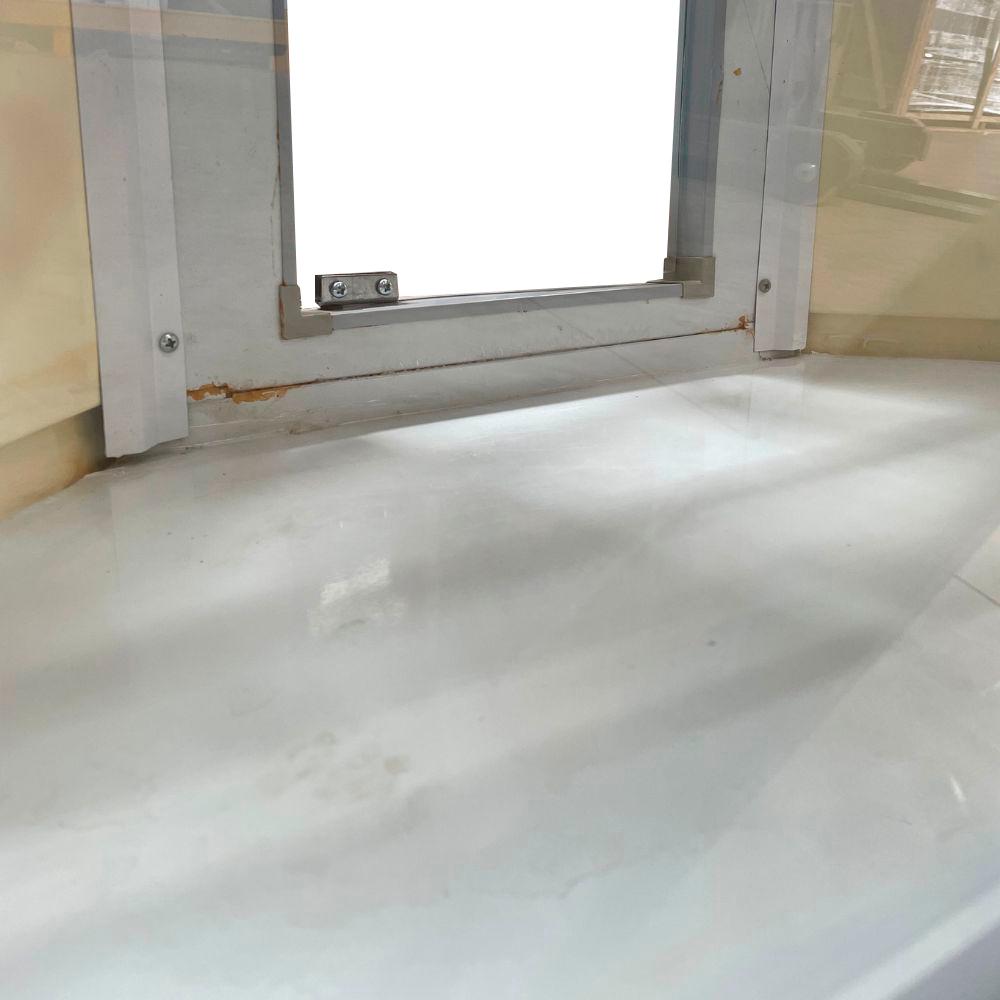 SEMINOVO - Balcão Expositor Vitrine Panorâmica Curva Seca VPCV 1280 Cinza - Refrimate