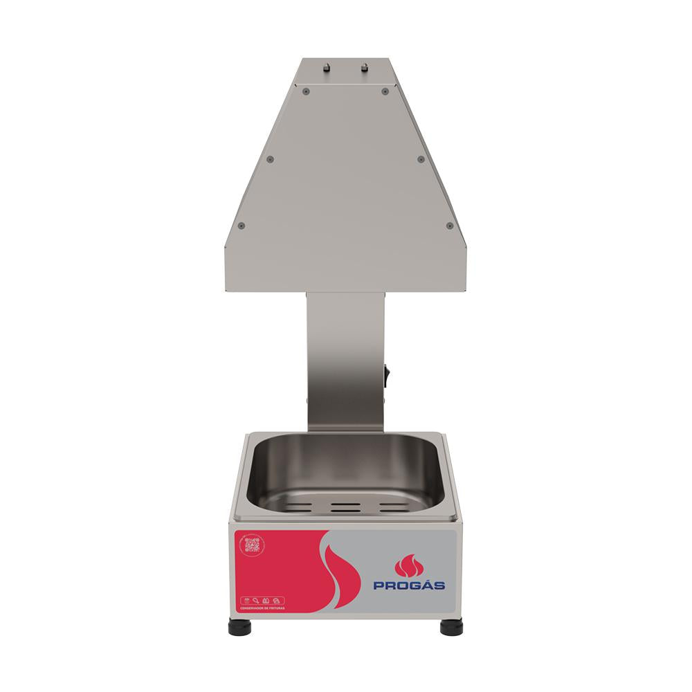 Conservador de Frituras E Alimentos Profissional Inox Elétrico 1 Cuba GN Prcf-10 220v - Progás