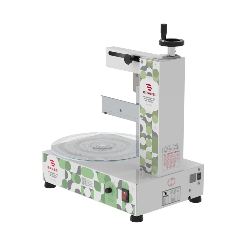 Nivelador De Coberturas Para Bolos Elétrico Bailarina Verde BNCB-360 Bivolt - Braesi B18287