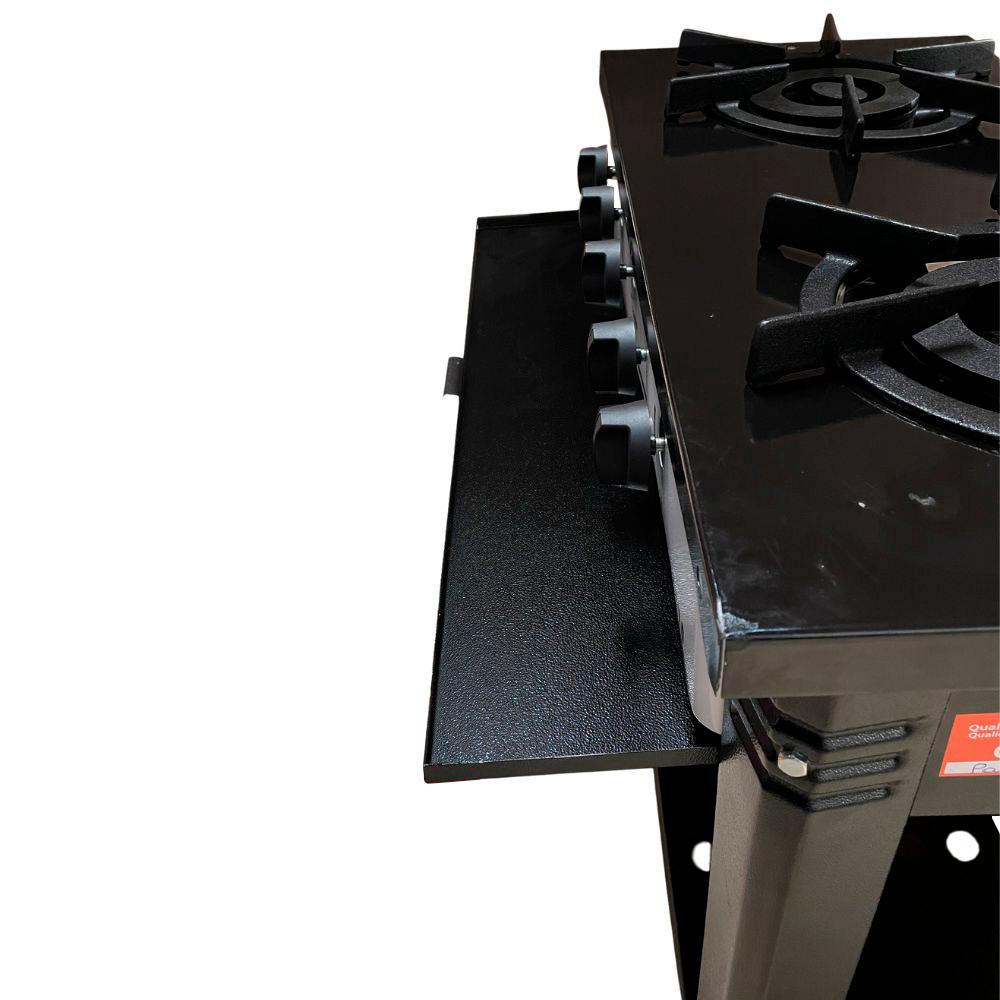 SEMINOVO - Fogão Industrial a Gás Bravo 2 Bocas Duplas Espera Forno Br2b Branco - Venâncio