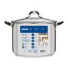 Caldeirão Astro Silicone em Aço Inox Fundo Triplo Tampa de Vidro 30 cm 15,2 l - Tramontina 62125300