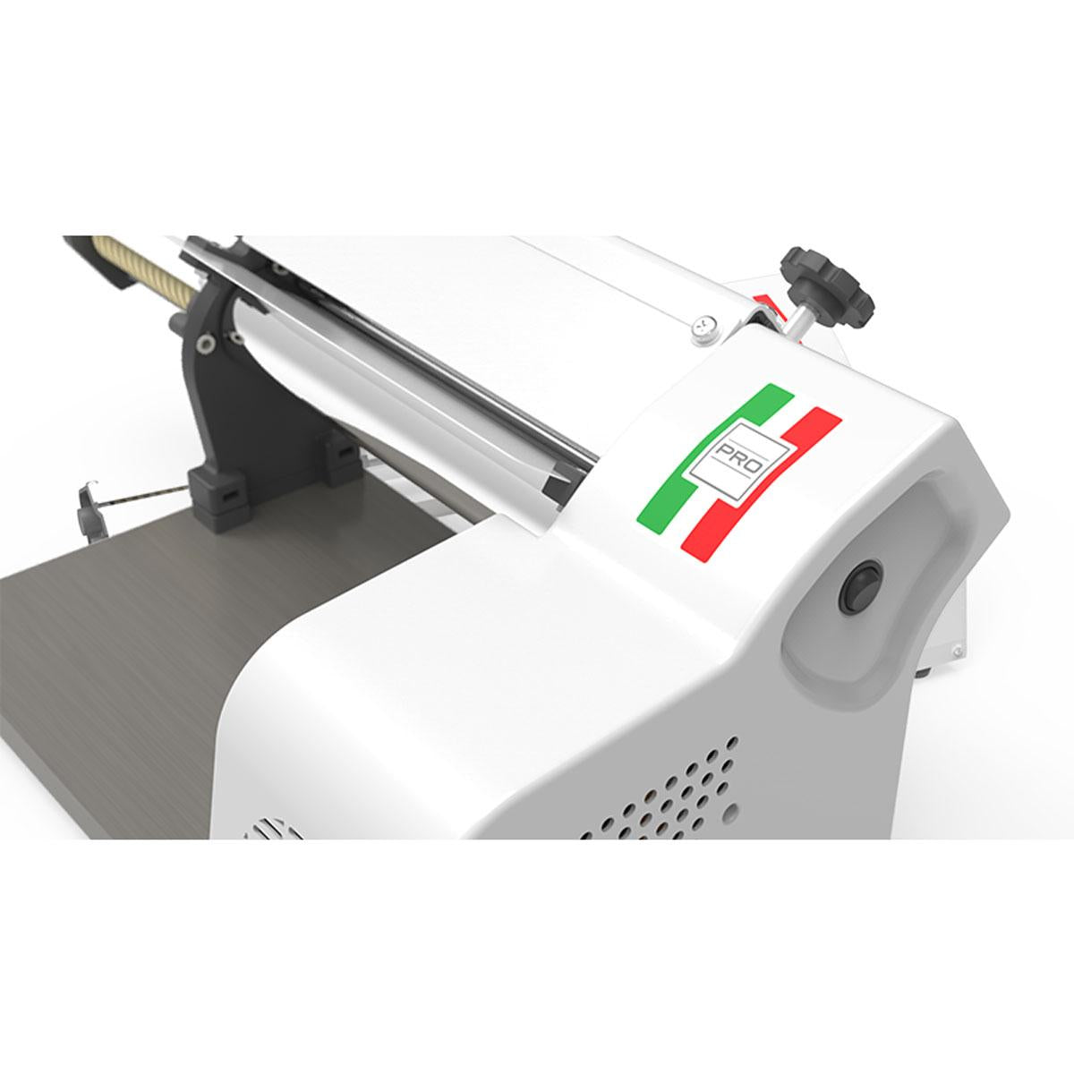 Cilindro Laminador Elétrico  Massas 37 cm com Cortador Talharim Branco 127V - Anodilar
