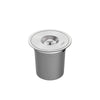 Lixeira de Embutir em Aço Inox Com Balde Plástico Clean Around 5 Litros - Tramontina 94518005