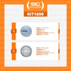 Conjunto de Discos Corte E8 Fatias 8mm e GC8 Cubos 8mm para PA7 PRO 8x8x8mm (Pequeno) - Skymsen
