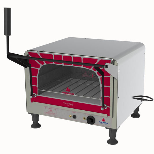 Forno Lastro Refratário Mini Chef Prpe-400 Elétrico Gratinador Progas