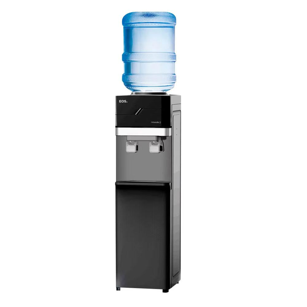 Bebedouro Coluna Água Gelada Natural Mineralle Compressor EBC011PCA Preto 127v - Eos