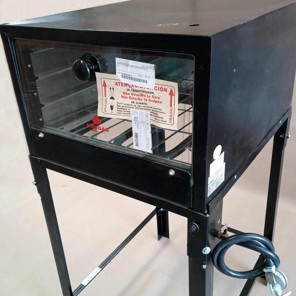 Semi - Forno Com Pedra Refratária Com Cavalete e Kit Gás Fsp-6800at - Progás