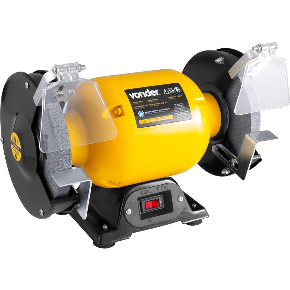 Moto Esmeril de Bancada 6 Polegadas 360W 2 Rebolos 220V - Vonder 6892360220