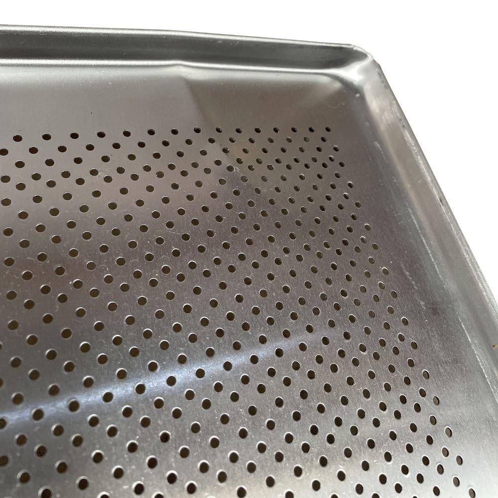 SEMINOVO - Kit 4 Assadeiras Estampada Alumínio 35cm x 35cm Prp-004/fc4emv - Imeca 6086