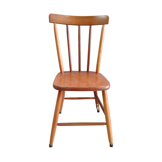 SEMINOVO - Cadeira Madeira Pés Retos Natural Sem Estofado - Disa Móveis